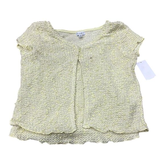 Love Fire Yellow Knit Tank and Cardigan Set Girl L - Picture 1 of 2